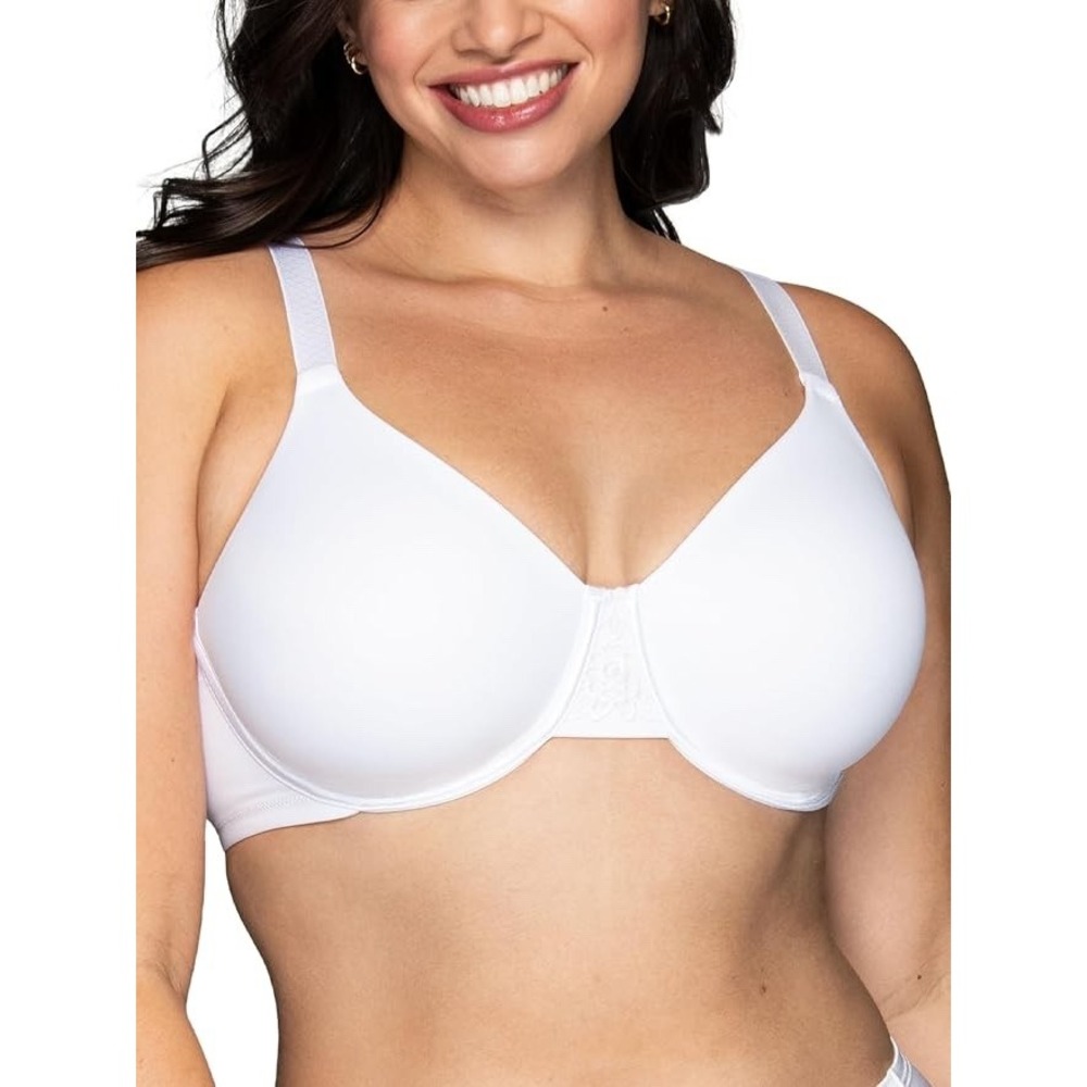 NWT White Vanity Fair Beauty Back Smoothing Bra Size 34DDD